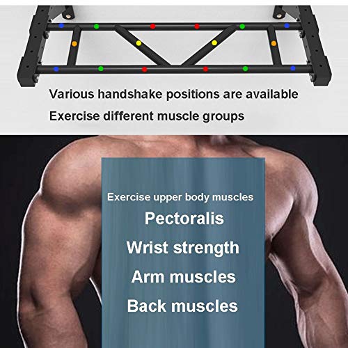 AGYH Wall-Mounted Chin Up Bar, Steel Multi-Position Horizontal Bar, for Wall Climbing Frame of Home Gym, 3 Styles, Load 200KG - size: Style 3