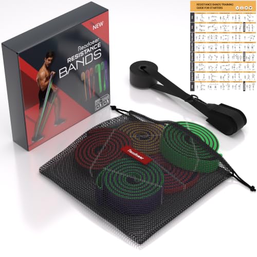Pull Up Assistance Bands 5 Resistance Bands for Full-BodyTraining(5-125LBS) | Resistance Bands Set for Men & Women, Exercise Bands for Working Out, Fitness, Therapy at Home, Gym - size: Extra Heavy: 5-125LBS