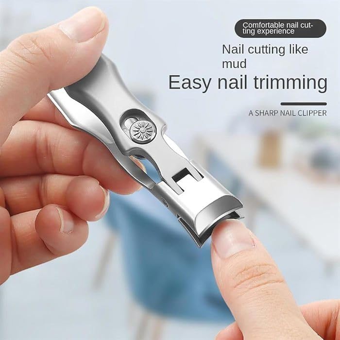German Heavy Duty Nail Clippers for Thick Nails, Ultra Sharp Nail Clippers with Catcher, Heavy Duty Toe Nail Cutter with Storage Box, German Stainless Steel (Black) - color: Black