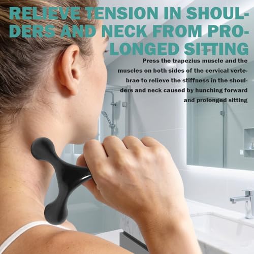 Trigger Point Massage Tool Thumb Saver Massage Tool | Ergonomic self massage tool designed for targeted trigger point therapy and deep tissue myofascial release.