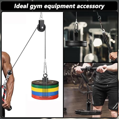 LOOEEL Weight Loading Pin with Heavy-Duty Hook and Loop,Suitable for Gym Equipment Such as 2-inch Olympic Weight Plates,Rope Pulley Systems,and LAT Pull Down Training.