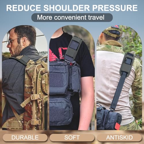 ZINZ 2-Pack Universal Shoulder Pad with Ultra Thick Cushion for Bag Luggage Bag Crossbody, Plus Long & Anti-Slip & Breathable,CA01FL01 - color: Ca01fl01