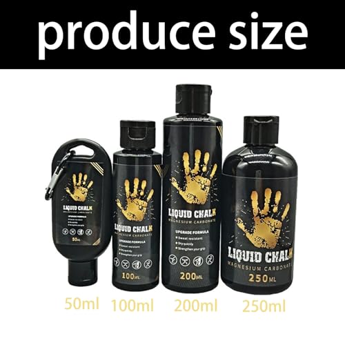 Liquid Chalks Gym Grip Enhancer Quick Drying Long Lasting Gel Body Bouldering Antislip Fluid Easy to Use Grip Enhancer - color: 200ml