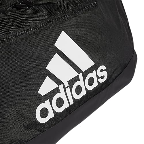 adidas Unisex Defender 4.0 Gym Duffel Bag for Men and Women - color: Black/White, style: Small (38l)