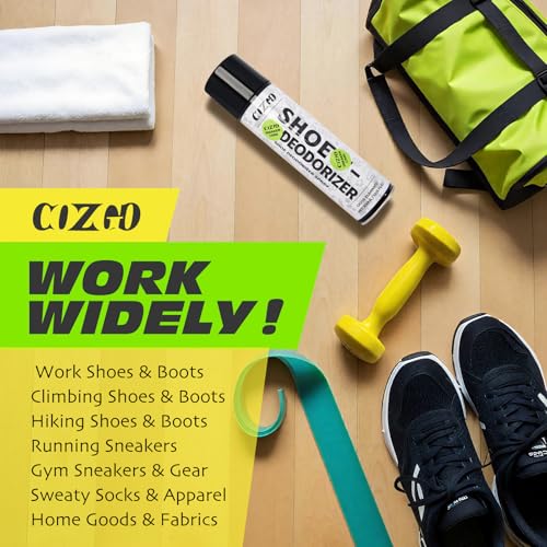 COZGO Shoe Protector Spray and Shoe Deodorizer Spray