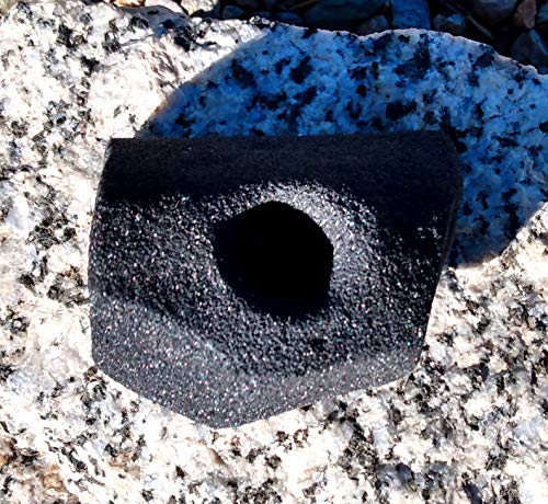 Single Handed Jug Polyurethane Bolt-On Rock Climbing Wall Hand Hold - color: Black