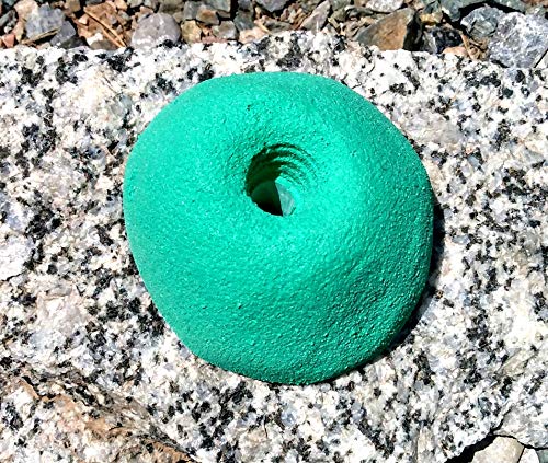 Large Intented Sloper Polyurethane Bolt-On Rock Climbing Wall Hand Hold - color: green