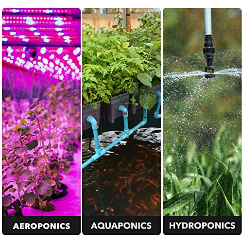 BN-LINK Short Period Repeat Cycle Intermittent Timer, Interval Timer - Day, Night, or 24 Hour Operation, Photocell Light Sensor Dusk to Dawn for Hydroponics Aquaponics Aeroponics