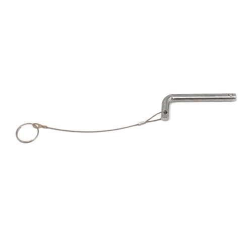 Weight Stack Pin with Pull Rope L Shaped Handle Weight Pin Selector Pin Weight Loading Pin for Fitness Equipment Accessories - size: 10mmx65mm