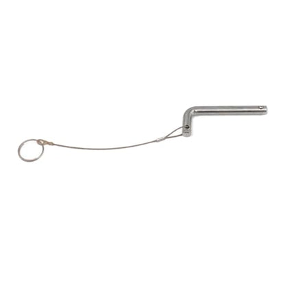 Weight Stack Pin with Pull Rope L Shaped Handle Weight Pin Selector Pin Weight Loading Pin for Fitness Equipment Accessories - size: 10mmx80mm