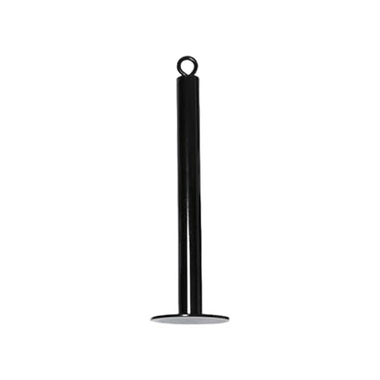 Steel Fixed Bracket Loading Pin with Heavy Duty Carabiner, Gym Fitness Barbell Weight Plate Barbell Plate Weight Tray Freeweight Rod Loading Pin - size: Large