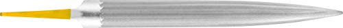 Pferd - 15113 PFERD Machinist Hand File, Swiss Pattern, Double Cut, Half-Round, #0 Coarseness, 6" Length, 9/32" Width, 5/32" Thickness