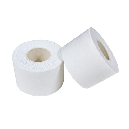 Athletic Tape Athletic & Medical Trainers & First Aid Tape for Injuries Wrist Ankle Finger Tape Easy to Tear & No Sticky Residue(1.5in*10yd*2rolls*White) - size: 1.5in*10yd*2rolls