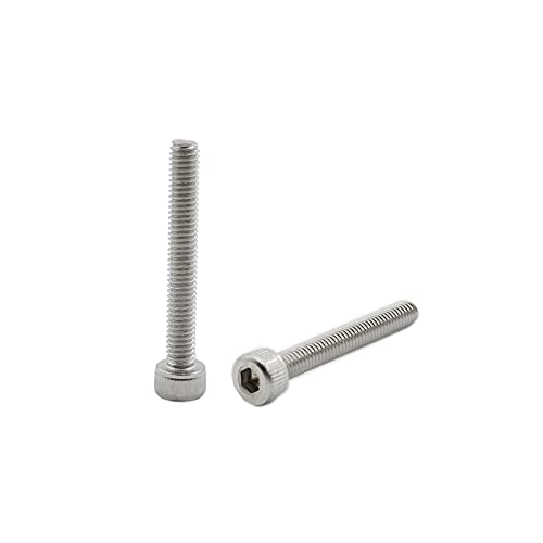 20 PCS Socket Head Cap Screws, TTZEZE 304 Stainless Steel Metric Machine Bolts Hex Socket Screw, Socket Drive Bright Finish Full Machine Threads for Shelf Chair Desk Install Repair (M4x10mm) - color: M4, size: 10mm