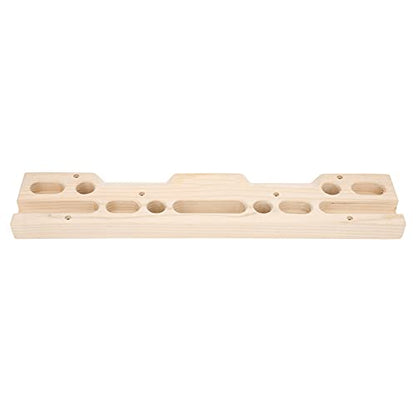 Rock Climbing Fingerboard Wooden Professional Climbing Training Hangboard Fingerboard for Grip Strength Training Simulating Various Grips with Different Depths