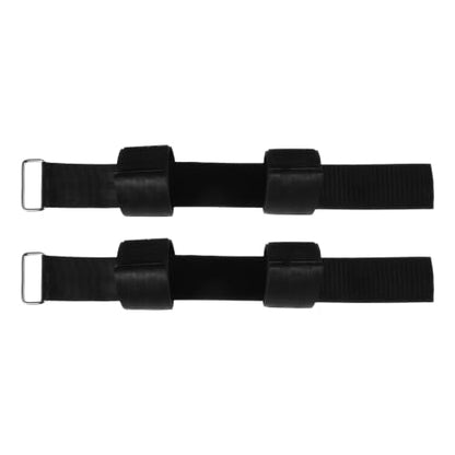 1 Pair Dumbbell Barbell Loading Straps Heavy Duty Adjustable Nylon Strength Training Wrist and Ankle Straps for Pullups and Squats with Ankle Protection