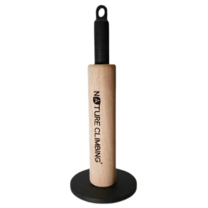 Portable Hangboard | Rock Climbing Hangboard | Hang Board for Climbing | Fingerboard | Strengthen Your Fingers | Bouldering Gifts | Hard Wood - color: Wooden Tube