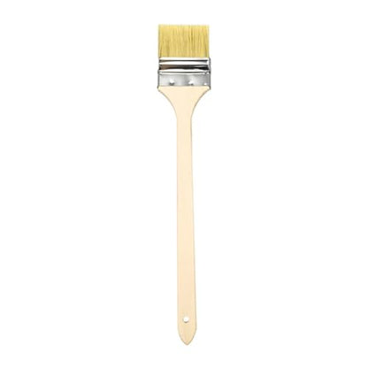 Tool with Comfortable Wooden Grip for Deeply Long Curved Head Scrub Brush Extended Reach Extension - size: B