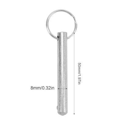 Professional Metal Weight Stack Pin Replacement, with Iron Loading Pin for Strength Training Gym Equipment - size: 8*50