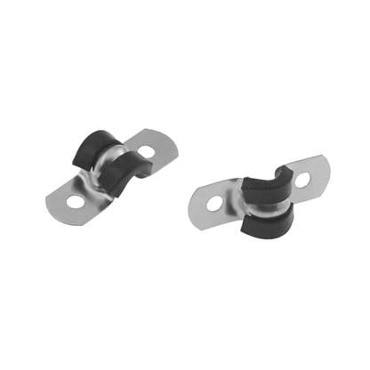 Rubber U Clamps,Two Hole U-Tube Strap Clamp Set,SAFYY EPDM Rubber Cushioned Insulated Clamp Rubber Lined Mounting U Brackets,U Shaped Pipe Tube Wire Clamps Clips Conduit Clamps (M14|9/16",30PCS) - size: M14|9/16",30PCS