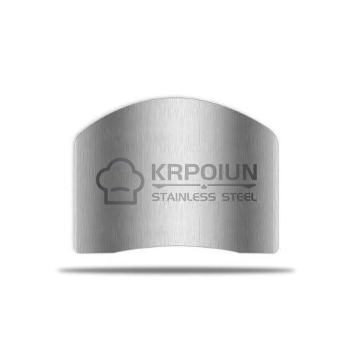 Finger Guards for Cutting Kitchen Tool, Stainless Steel Guard Protector to Avoid Hurting When Slicing and Dicing Food - 3 Pack - color: Silver 3 single finger