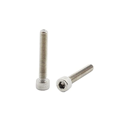 20 PCS Socket Head Cap Screws, TTZEZE 304 Stainless Steel Metric Machine Bolts Hex Socket Screw, Socket Drive Bright Finish Full Machine Threads for Shelf Chair Desk Install Repair (M5x10mm) - color: M5, size: 10mm