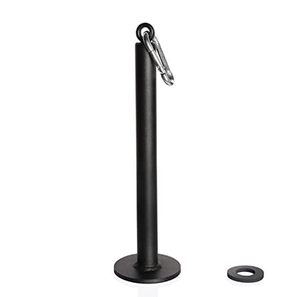 Loading Pin for 1 inch Standard Weight Plates with Carabiner