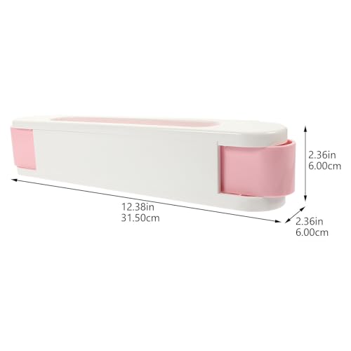 BESTYASH No Punching Wall Mounted Shoe Rack for Slippers and Sneakers, Folding Plastic Shoe Organizer with Sturdy Rails and Enough Space, Easy to Clean Storage Shelf for Bathroom or Living