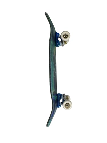 LEEFAI Pro Fingerboard Complete Set, 34x96mm Maple Deck, 4.0 Trucks, UV Print Design, Mini Finger Skateboard- Op3ra V3-Alienation