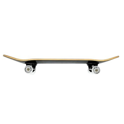 Yocaher Poker Series Pro Complete Skateboard 7.75” x 31” – Double Kick Concave Deck, ABEC-9 Bearings, 54mm Wheels, Aluminum Alloy Trucks, BlackWidow Grip Tape – Trick Skateboard for Beginners & Teens - color: Ace of Spades Black