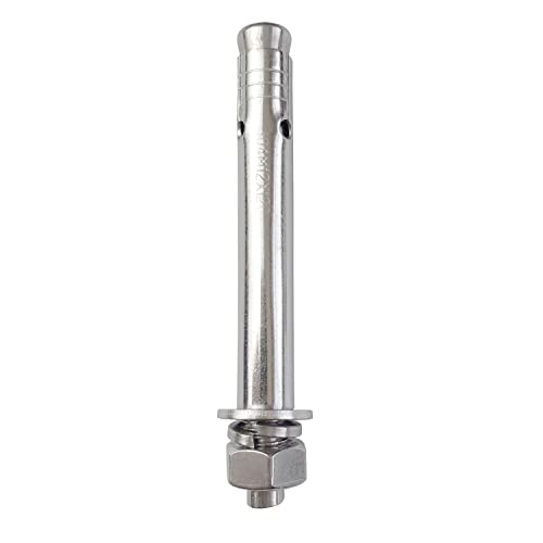 10 Pack M12x120mm Expansion Bolts Anchor Bolt 304 Stainless Steel External Hex Expansion Screw Bolt Sleeve Anchor Fastener Wall Concrete - size: M12*120