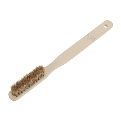 Rock Climbing Chalk Brush with Powerful Scrubbing and Comfortable Grip, Wooden Handle and Natural Bristles for Indoor Rock Climbing Surface Cleaning