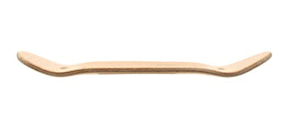Teak Tuning Premium Wooden Fingerboard Deck, Poolparty Cruiser Shape - 33.5mm x 94mm - Pre-Drilled Holes - Includes Prolific Foam Tape