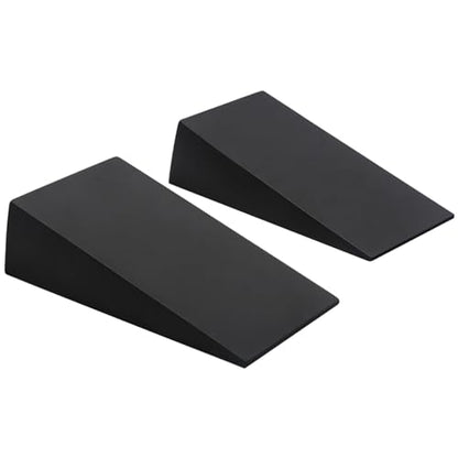 1 Pair Squat Wedge Block 13x6x3.5 Inch EVA Supportive Workout Yoga Block for Fitness, Pushup, Weightlifting, Foot Stretching