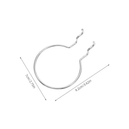 10pcs Heavy Duty Metal Pegboard Hooks Circular Design for Garage Craft Storage Hardware Accessories for Hanging Boards Strong Tool Hangers Organizer
