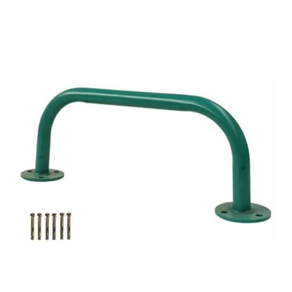 exproyzk 2pcs Carbon Steel Playground Handles - Monkey Bars Heavy Duty Ceiling Grab Bars - for Indoor Outdoor Climbing Frames, Treehouses, Wall Ladders(Green) - color: Green