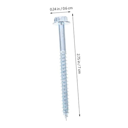 Zerodeko 10 Sets Rack Screw Set Screws Mounts Brackets Ceiling with Mounting Replacement Expansion Mount Anchors Bracket Bolts Mount Accessories Carbon Steel
