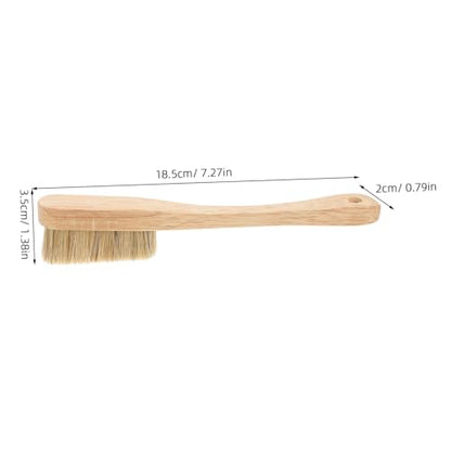 SUPVOX Wood Dauber Brush Rock Climbing Brush Shoe Polish Brush Bristle Hair Rock Climbing Shoes