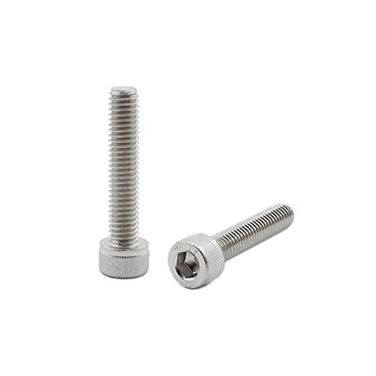 20 PCS Socket Head Cap Screws, TTZEZE 304 Stainless Steel Metric Machine Bolts Hex Socket Screw, Socket Drive Bright Finish Full Machine Threads for Shelf Chair Desk Install Repair (M6x16mm) - color: M6, size: 16mm