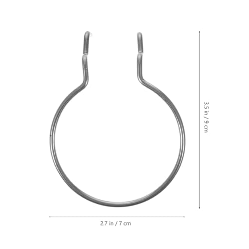 ABOOFAN 12Pcs Heavy Duty Iron Pegboard Hooks for Shop Storage Double Wire Pegboard Cup Holder Hooks for Wall Hanging Board for Garage Workshop Organization