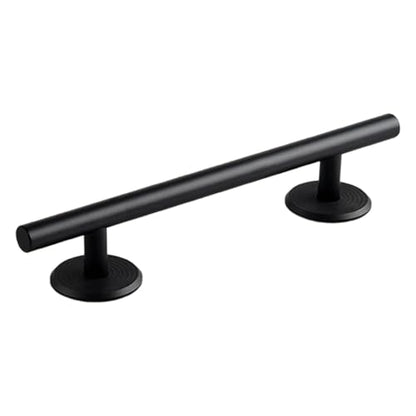 Simhoa Professional Fingerboard Rail, 20cm Skateboard Obstacle Rod with Stable Base, Mini Fingerboard Deck Fingerboard Ramp, Party Favor, Skatepark Accessory for Fingerboard Players, Round Black - color: 20cm Round Black