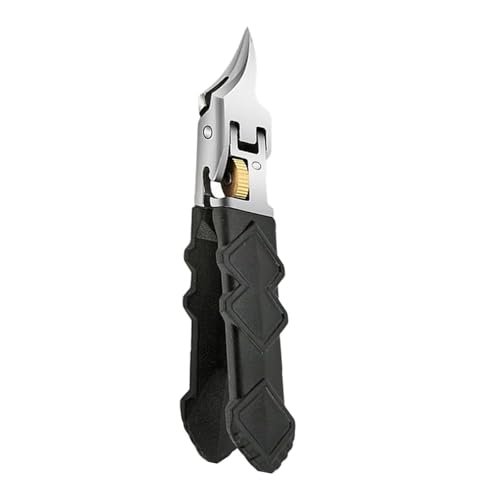 2026 New Black Anti-Slip Grip Gear Lock Nail Clipper Set with Ultra-Sharp Tips for Precise Access to Nail Grooves, Black Nail Clippers, Hard Nails and Ingrown Toenails (Nail Clipper Only) - color: Nail Clipper Only