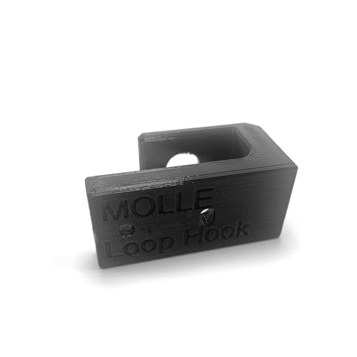Spartan Mounts 2 Pcs Molle Loop Hook for Saddle Hunting/Bow Hunting/Climbing Sticks/Climbing Platform, Molle Accessories, Molle Clip for Saddle Hunting Accessories, Molle Hook and Loop