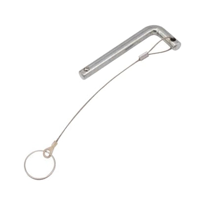 Weight Stack Pin with Pull Rope L Shaped Handle Weight Pin Selector Pin Weight Loading Pin for Fitness Equipment Accessories - size: 10mmx80mm