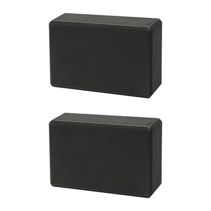 Premium Exercise Blocks Enhanced Grip for Stability Training All Levels Stability Training Tool - color: Black