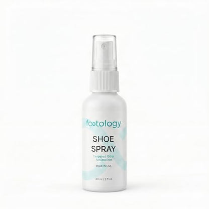Shoe Deodorizer Spray - Stops Shoe Odor Overnight - Works on Sneakers, Dress Shoes, Work Boots - Made in USA - 2 oz