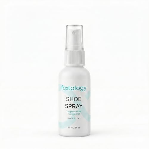 Shoe Deodorizer Spray - Stops Shoe Odor Overnight - Works on Sneakers, Dress Shoes, Work Boots - Made in USA - 2 oz