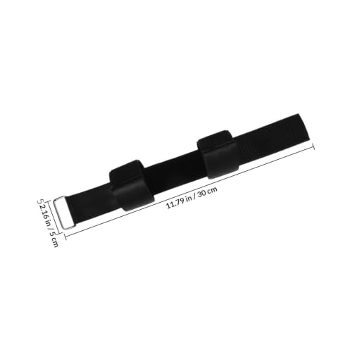 Toyvian Heavy Duty Dual Foot Training Feature Dumbbell Loading Straps Adjustable 1 Pair Nylon Arm Workout Straps for Pullups Strength Training