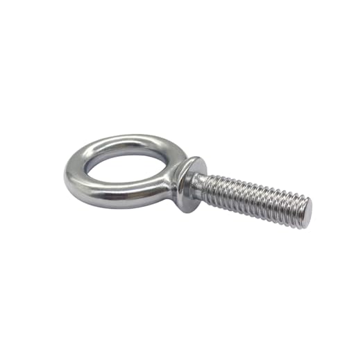 1/4"-20 x 1 UNC Lifting Shoulder Eye Bolts, Marine Grade 304 Stainless Steel Threaded Nut Fastener(20 Pcs) - size: 1/4"-20 x 1", style: Pack of 20 (304 stainless steel)