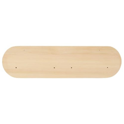 Wooden Rock Climbing Hangboard Fingerboard Trainer, Grip Strength Training Board for Beginners & Advanced Climbers, Forearm Exerciser with Multiple Holds, Home Gym Climbing Training Equipment